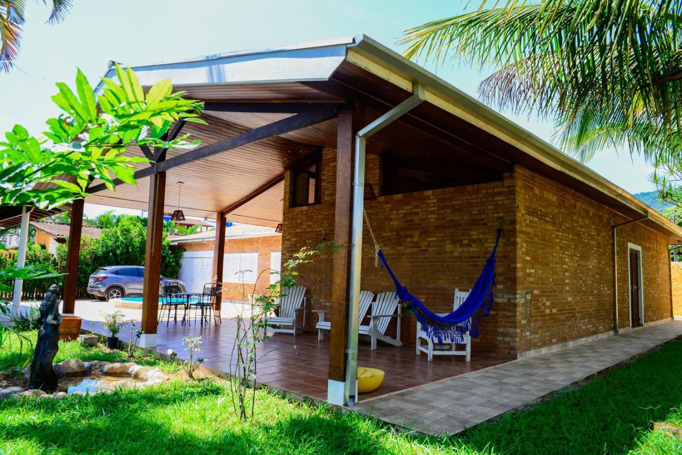 Casa Com Wifi, Piscina E Churrasq A 400m Do Mar Ubatuba